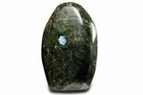 Flashy Free-Standing Polished Labradorite - Madagascar #361968-1